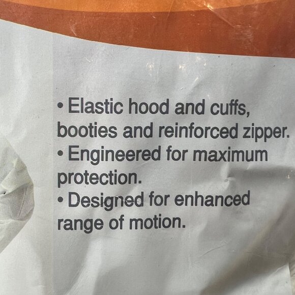 New Large Heavy Duty All Purpose Disposable Coverall Protective Work Wear - Picture 5 of 10